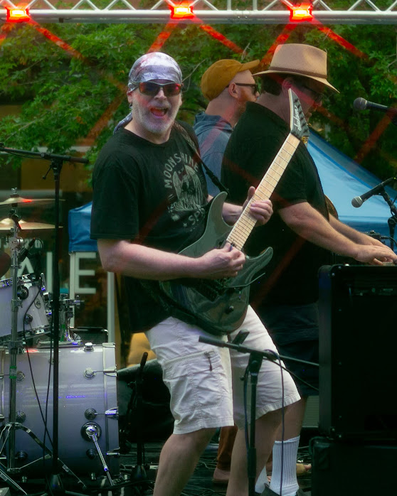 David Bastille on guitar